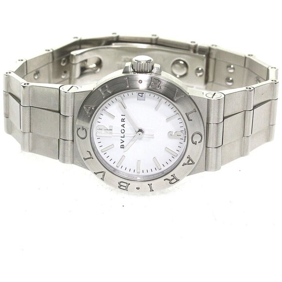BVLGARI Diagono Sports Date White Dial Quartz Ladies Watch_ main image 4